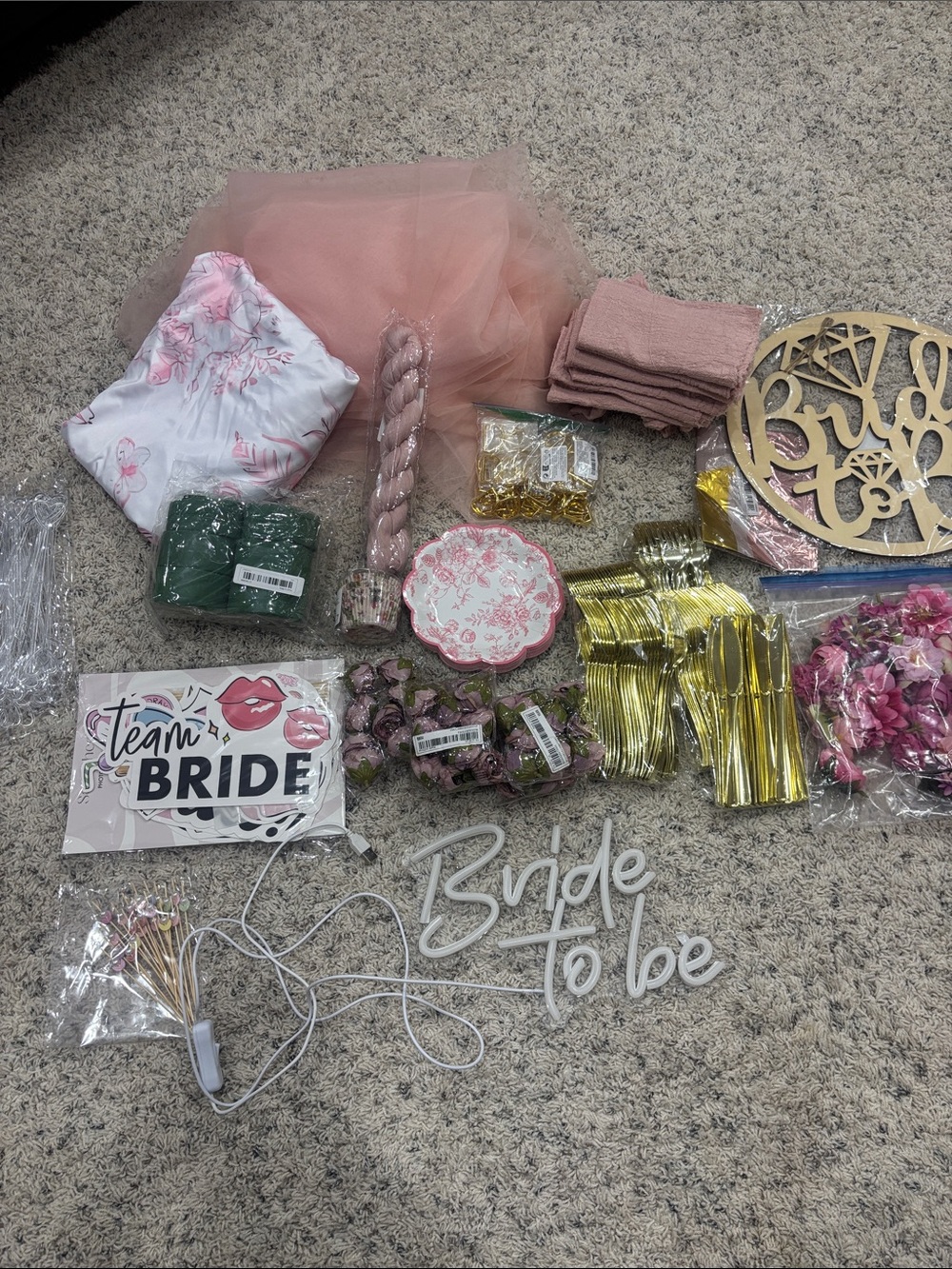 Huge Floral Bridal Shower Lot!